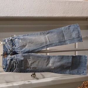 MISS ME jeans. Size 28. Distressed. Bell bottoms. Flair legs.